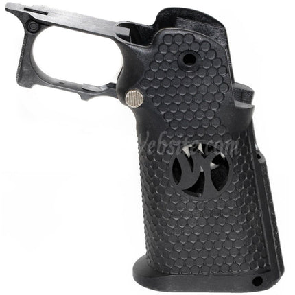 Armorer Works AW HX #3 Hexagon Pistol Grip For EMG AW WE Tokyo Marui Hi-Capa Series GBB Pistols Airsoft Black