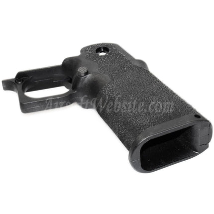 Poignée pistolet Armorer Works AW HX #1 Stippled pour pistolets EMG AW WE Tokyo Marui Hi-Capa Series GBB Airsoft Noir