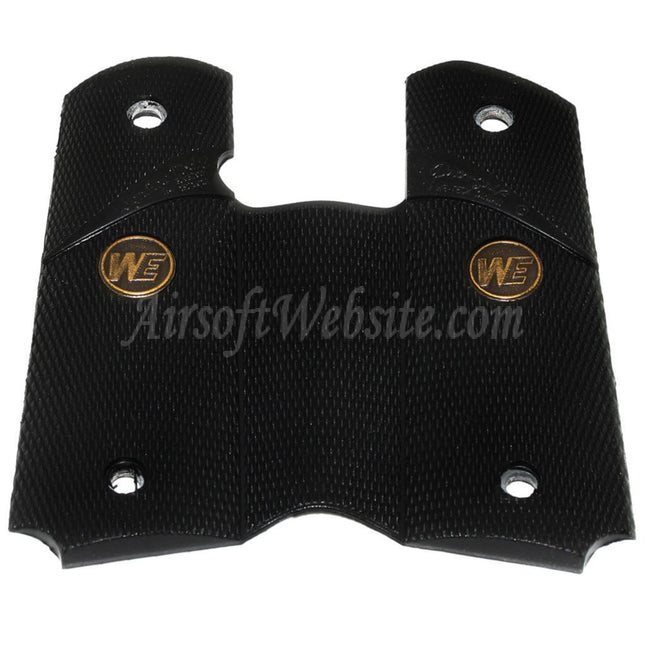 WE (WE-TECH) Metal Rubber Grip Cover For DOUBLE BELL ARMY AW WE KJ Tokyo Marui M1911 M.E.U SERIES 70 M45A1 WARRIOR GBB Pistols Airsoft Black