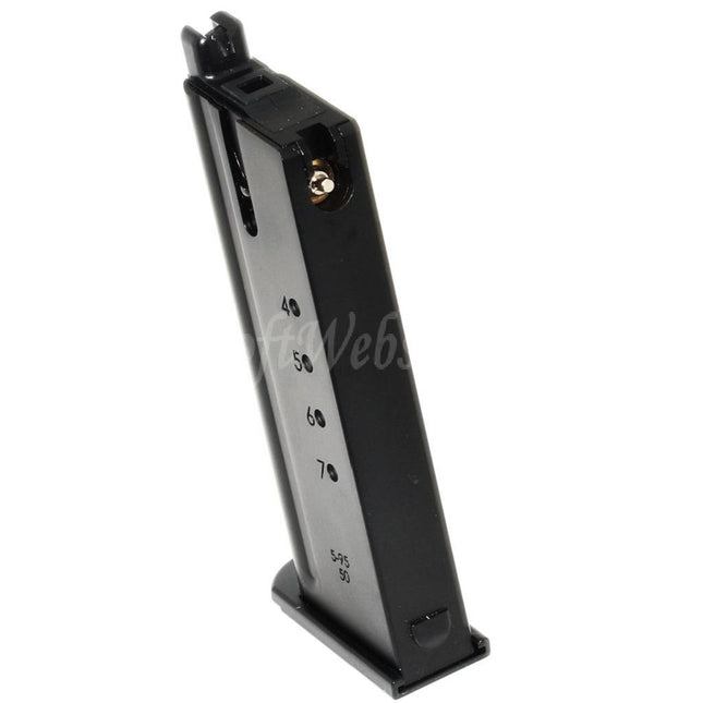 WE (WE-TECH) 27rd Gas Magazine For WE CYBERGUN Thompson Desert Eagle L6 version .50AE Series GBB Pistols Airsoft Black