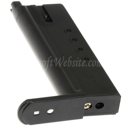 Chargeur à gaz WE (WE-TECH) 27rd pour pistolets WE CYBERGUN Thompson Desert Eagle L6 version .50AE Series GBB Airsoft Noir