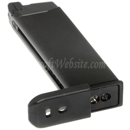 WE (WE-TECH) 20rd G19 GEN5 Gas Magazine for G19 G23 G26 Series GBB Pistols Airsoft Black