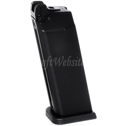 WE (WE-TECH) 23rd MOS Gas Magazine for Optic Ready Slide Version EMG SAI BLU COMPACT WE AW VX9 G19 Series GBB Pistols Airsoft Black