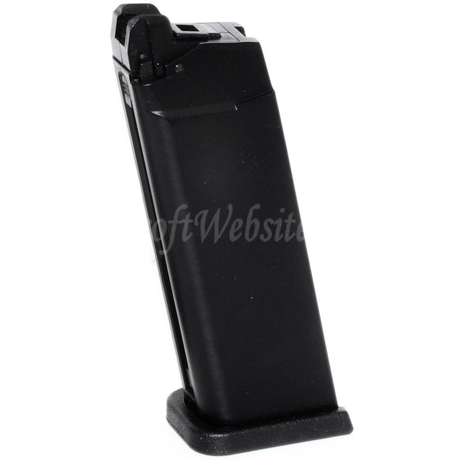 WE (WE-TECH) 23rd MOS Gas Magazine for Optic Ready Slide Version EMG SAI BLU COMPACT WE AW VX9 G19 Series GBB Pistols Airsoft Black