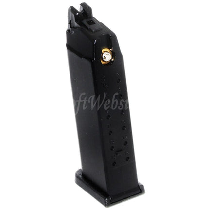 WE (WE-TECH) 23rd MOS Gas Magazine for Optic Ready Slide Version EMG SAI BLU COMPACT WE AW VX9 G19 Series GBB Pistols Airsoft Black
