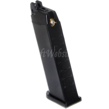 WE (WE-TECH) 25rd Gas Magazine for G17 Gen5 G18C G34 G35 G-Series GBB Pistols Airsoft Black