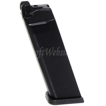 WE (WE-TECH) 27rd MOS Gas Magazine for Optic Ready Slide Version EMG SAI BLU WE Galaxy AW VX7 VX9 G17 G19 Series GBB Pistols Airsoft Black