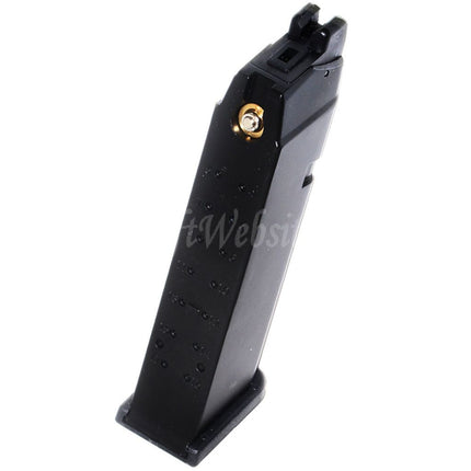 WE (WE-TECH) 25rd Gas Magazine for G17 G18C G34 G35 G-Series GBB Pistols Airsoft Black