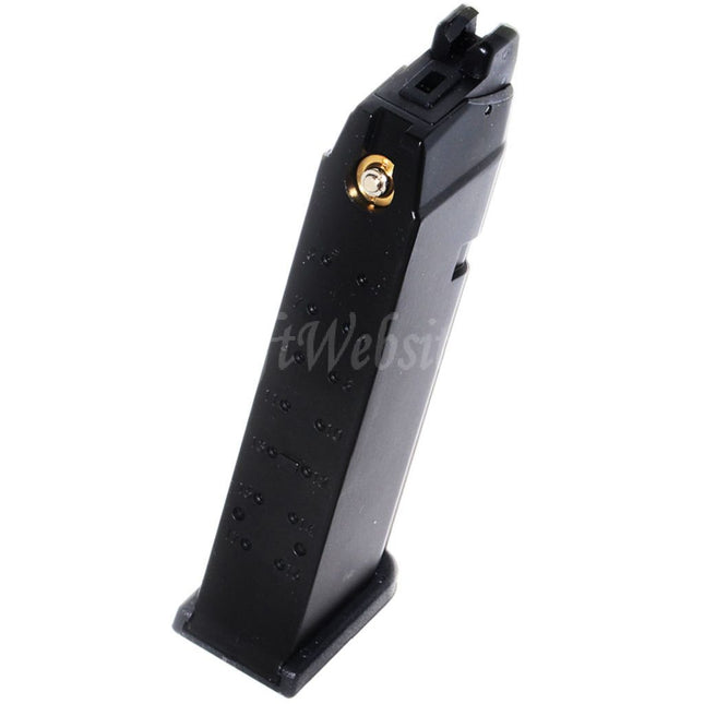 WE (WE-TECH) 25rd Gas Magazine for G17 G18C G34 G35 G-Series GBB Pistols Airsoft Black