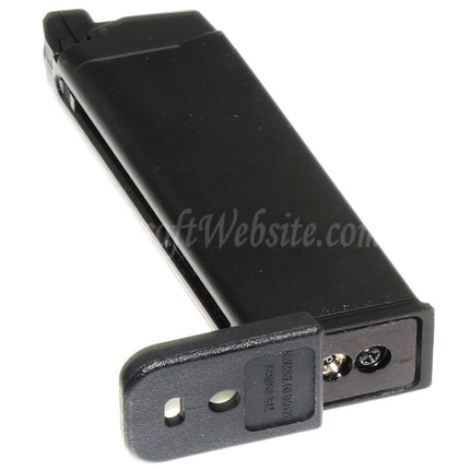WE (WE-TECH) 20rd Gas Magazine for G19 G23 G26 Series GBB Pistols Airsoft Black
