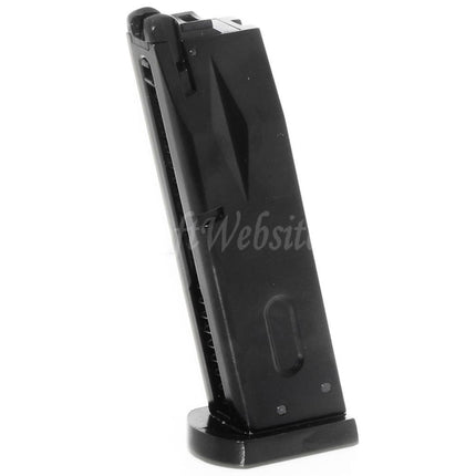 Chargeur à gaz WE (WE-TECH) 26 coups pour pistolets GBB série AW MB / KJW / Tokyo Marui / WE 902 M9 M92 Airsoft Noir