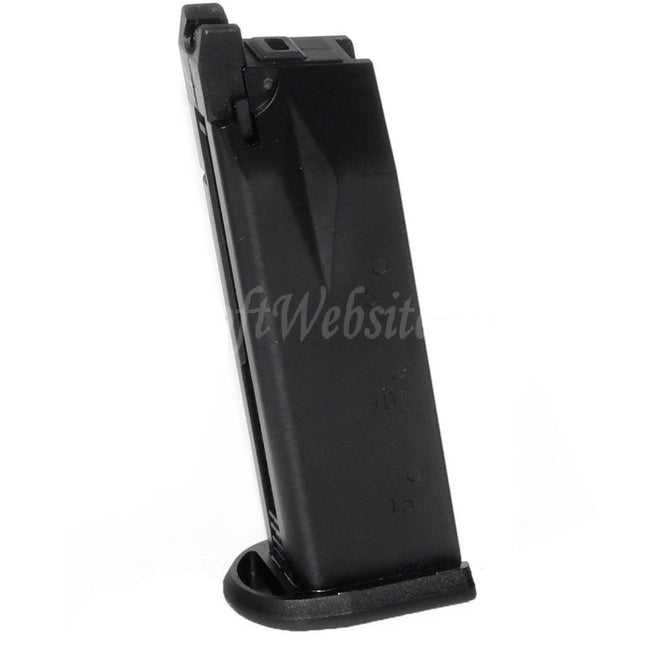 WE (WE-TECH) 23rd Gas Magazine for STANDARD and COMPACT P99 Series GBB Pistols Airsoft Black