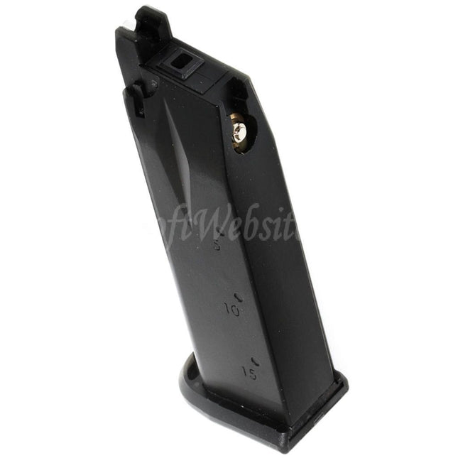 WE (WE-TECH) 23rd Gas Magazine for STANDARD and COMPACT P99 Series GBB Pistols Airsoft Black