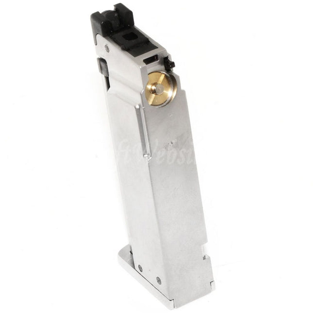 Chargeur à gaz 7rd WE (WE-TECH) pour Cybergun COLT JUNIOR .25 Mighty Mouse WE CT25 GBB Pistolets Airsoft argent