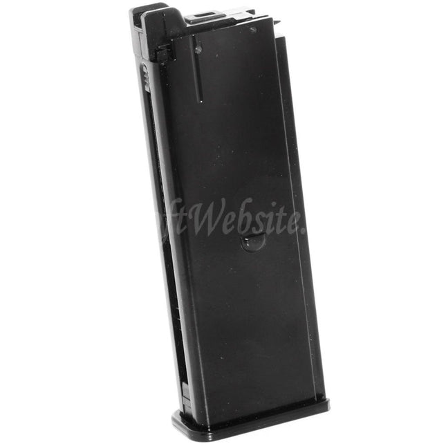 WE (WE-TECH) Gas Magazine (Long/Short Type) for Armorer Works AW Broomhandle BH WE M712 Series GBB Pistols Airsoft Black