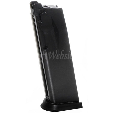 WE (WE-TECH) 24rd Gas Magazine for Cybergun Swiss Arms P229 WE F228 F229 Series GBB Pistols Airsoft Black
