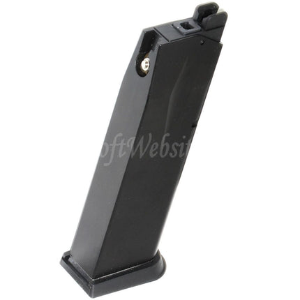 WE (WE-TECH) 24rd Gas Magazine for Cybergun Swiss Arms P229 WE F228 F229 Series GBB Pistols Airsoft Black