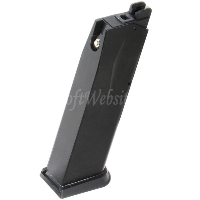 WE (WE-TECH) 24rd Gas Magazine for Cybergun Swiss Arms P229 WE F228 F229 Series GBB Pistols Airsoft Black
