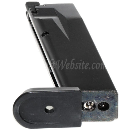 WE (WE-TECH) 24rd Gas Magazine for Cybergun Swiss Arms P229 WE F228 F229 Series GBB Pistols Airsoft Black