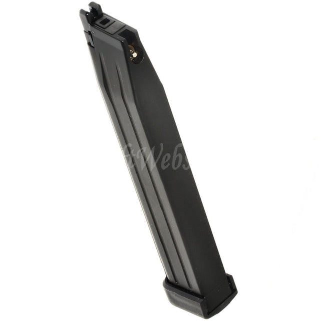WE (WE-TECH) 50rd Extended Long Gas Magazine for Hi-Capa Series GBB Pistols Airsoft Black