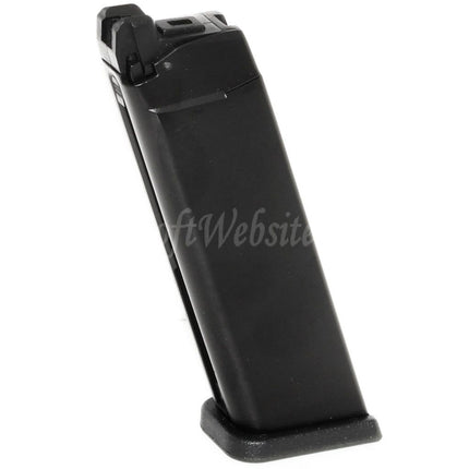 WE (WE-TECH) 25rd Co2 Magazine for G17 G18C G34 G35 G-Series GBB Pistols Airsoft Black