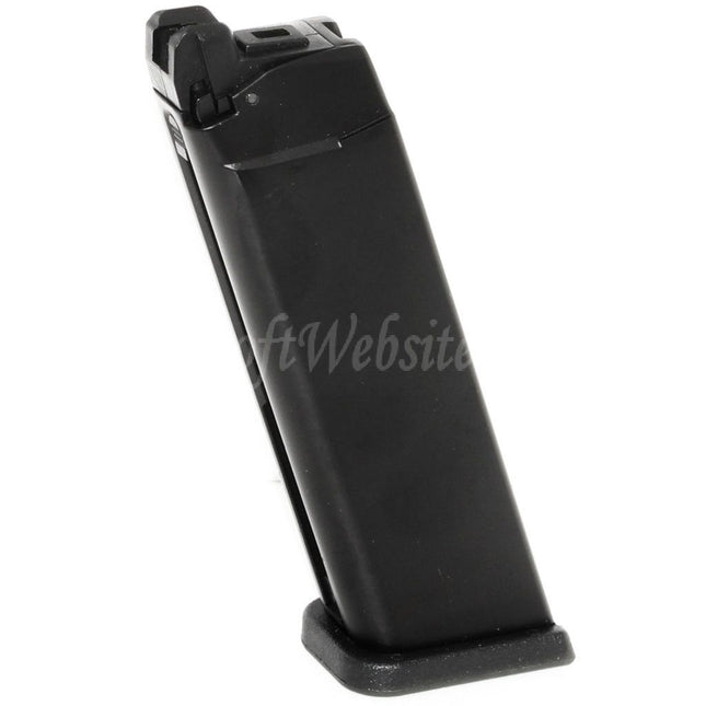 WE (WE-TECH) 25rd Co2 Magazine for G17 G18C G34 G35 G-Series GBB Pistols Airsoft Black