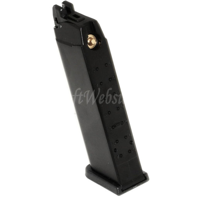 WE (WE-TECH) 25rd Co2 Magazine for G17 G18C G34 G35 G-Series GBB Pistols Airsoft Black