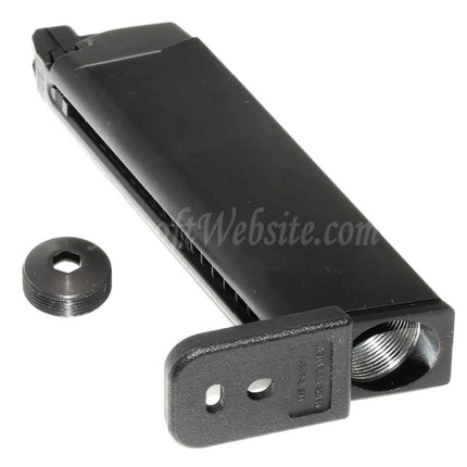 WE (WE-TECH) 25rd Co2 Magazine for G17 G18C G34 G35 G-Series GBB Pistols Airsoft Black