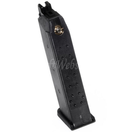 WE (WE-TECH) 25rd Polymer Gas Magazine for Stark Arms S17 S18 S19 G17 G18C G34 G35 G-Series GBB Pistols Airsoft Black