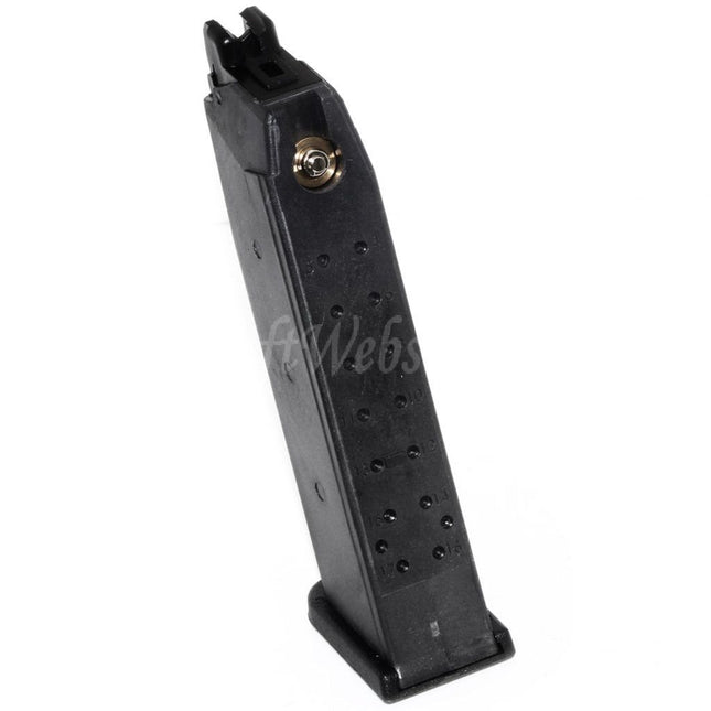 WE (WE-TECH) 25rd Polymer Gas Magazine for Stark Arms S17 S18 S19 G17 G18C G34 G35 G-Series GBB Pistols Airsoft Black