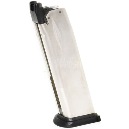 Air Venturi Springfield Armory 25rd Gas Magazine for WE(WE-TECH) Air Venturi Springfield Armory XDM Series GBB Pistols Airsoft Silver