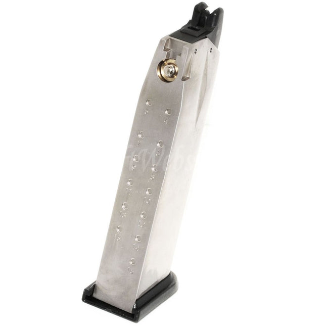 Air Venturi Springfield Armory 25rd Gas Magazine for WE(WE-TECH) Air Venturi Springfield Armory XDM Series GBB Pistols Airsoft Silver