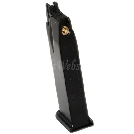 Chargeur CO2 WE (WE-TECH) 26 cartouches pour pistolets Air Venturi Springfield Armory WE XDM Series GBB Airsoft Noir