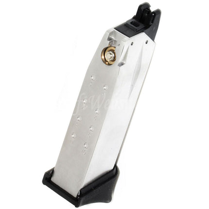 WE (WE-TECH) 14rd Gas Magazine for Air Venturi Springfield Armory WE XDM COMPACT 3.8 Series GBB Pistols Airsoft Silver