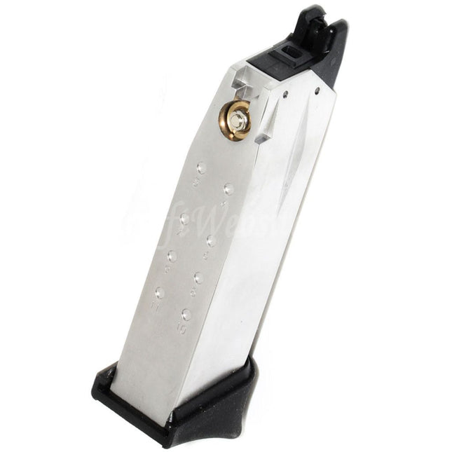 Chargeur à gaz WE (WE-TECH) 14e pour pistolets Air Venturi Springfield Armory WE XDM COMPACT 3.8 Series GBB Airsoft Silver
