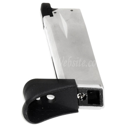 WE (WE-TECH) 14rd Gas Magazine for Air Venturi Springfield Armory WE XDM COMPACT 3.8 Series GBB Pistols Airsoft Silver
