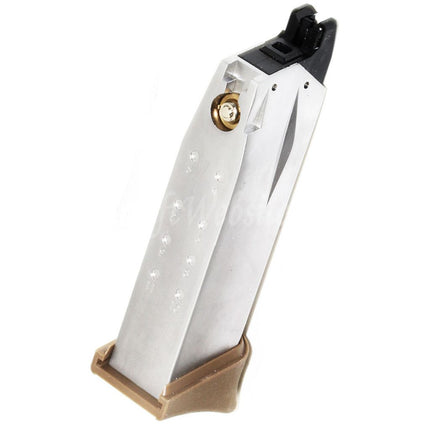 WE (WE-TECH) 14rd Gas Magazine for Air Venturi Springfield Armory WE XDM COMPACT 3.8 Series GBB Pistols Airsoft Silver