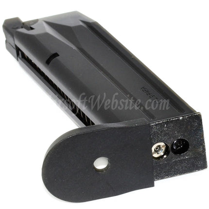 WE (WE-TECH) 25rd Gas Magazine for WE Bulldog Tokyo Marui PX4 Series GBB Pistols Airsoft Black