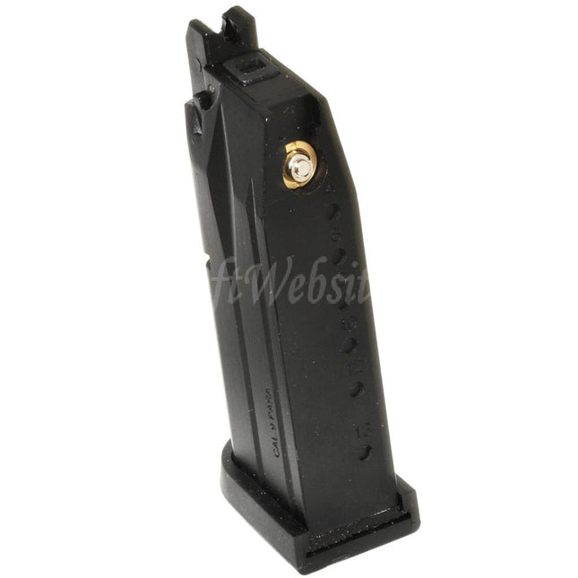 WE (WE-TECH) 20rd Gas Magazine Short Type for WE Bulldog PX4 Compact Series GBB Pistols Airsoft Black