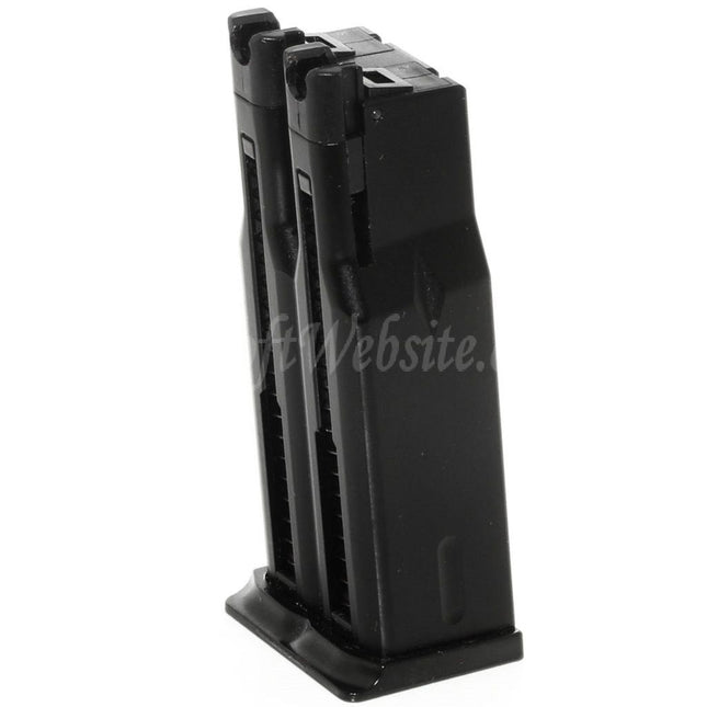 WE (WE-TECH) 32rd Double Barrel Gas Magazine for WE Double Barrel MAKAROV PMM Series GBB Pistols Airsoft Black
