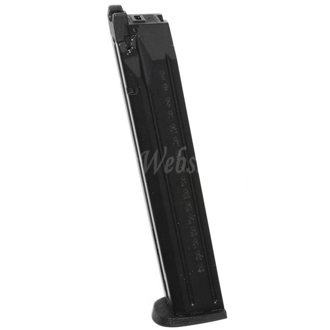 WE (WE-TECH) 50rd Gas Magazine Long Type for WE Toucan Big Bird M&P Series GBB Pistols Airsoft Black