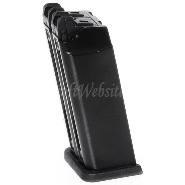 WE (WE-TECH) 40rd Gas Magazine for WE G19 Double Barrel Series GBB Pistols Airsoft Black