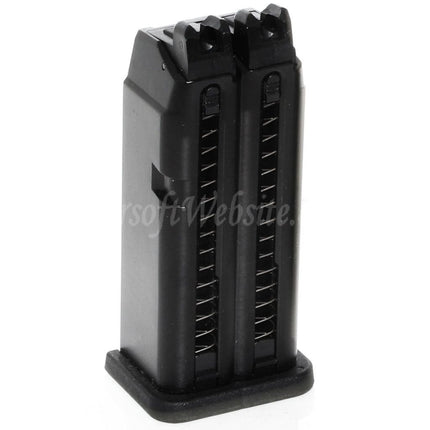 WE (WE-TECH) 40rd Gas Magazine for WE G19 Double Barrel Series GBB Pistols Airsoft Black