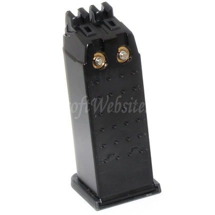 WE (WE-TECH) 40rd Gas Magazine for WE G19 Double Barrel Series GBB Pistols Airsoft Black