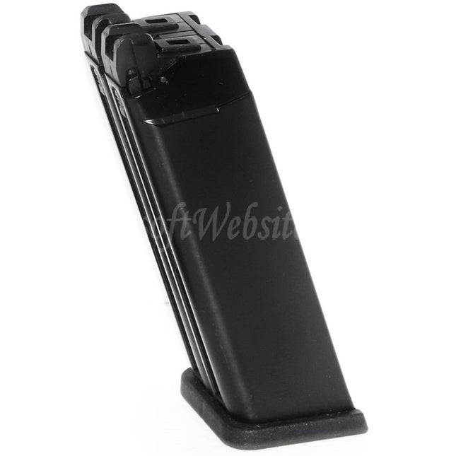 WE (WE-TECH) 48rd Gas Magazine for WE G17 G18C G19 G34 Double Barrel Series GBB Pistols Airsoft Black