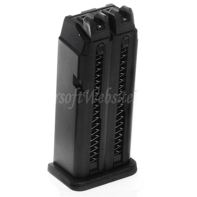 WE (WE-TECH) 48rd Gas Magazine for WE G17 G18C G19 G34 Double Barrel Series GBB Pistols Airsoft Black