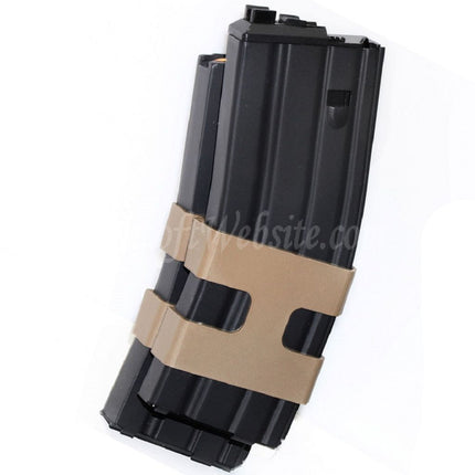 WE (WE-TECH) 80rd Gas Double Magazine for WE "Open Bolt Type" L85 / SCAR-L / R5C / T65 / HK416 / AR M4 M16 GBB Rifles Airsoft Black