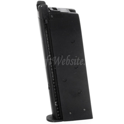 WE (WE-TECH) 13rd Gas Magazine for AW COMPACT NE10 Series / WE Single Stack Mini 1911 Series GBB Pistols Airsoft Black