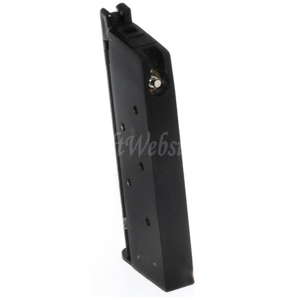 WE (WE-TECH) 13rd Gas Magazine for AW COMPACT NE10 Series / WE Single Stack Mini 1911 Series GBB Pistols Airsoft Black