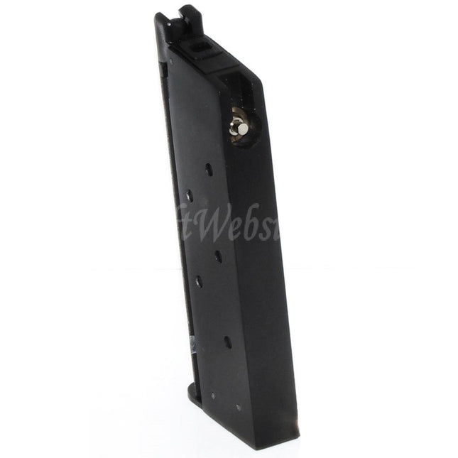 WE (WE-TECH) 13rd Gas Magazine for AW COMPACT NE10 Series / WE Single Stack Mini 1911 Series GBB Pistols Airsoft Black